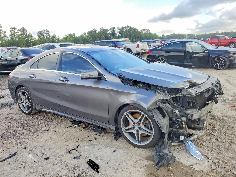 2015 Mercedes-benz VIN WDDSJ4EB1FN202970 COPART salvage auction — FRONT END, Tx - Salvage Vehicle Title, sold $650 on 2026-07-10 (photo 4)