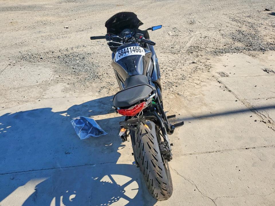 2016 Kawasaki VIN JKAEXEF10GDA27908 COPART salvage auction — REAR END, Ca - Salvage Certificate, sold $900 on 2026-07-09 (photo 4)