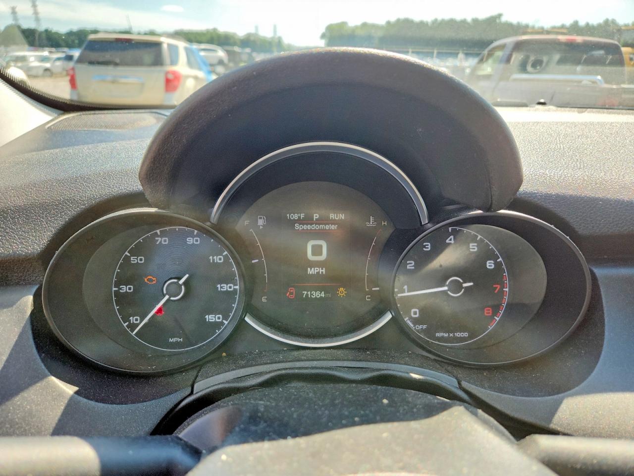 2019 Fiat 500X VIN ZFBNFYB19KP796981 COPART salvage auction — Front End, TN - SALVAGE CERTIFICATE, sold $1,850 on 2026-07-09 (photo 9)