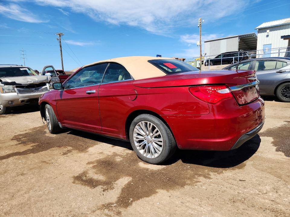 2012 Chrysler 200 VIN 1C3BCBFG4CN289086 COPART salvage auction — FRONT END, Nm - Cert Of Title-Salvage, sold $300 on 2026-08-24 (photo 2)