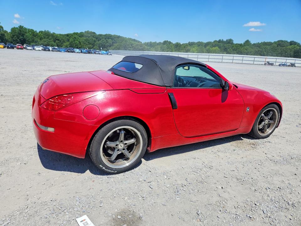 2006 Nissan 350z VIN JN1AZ36A66M453670 COPART salvage auction — SIDE, Nc - Salvage Certificate Of Title, sold $925 on 2026-07-22 (photo 3)
