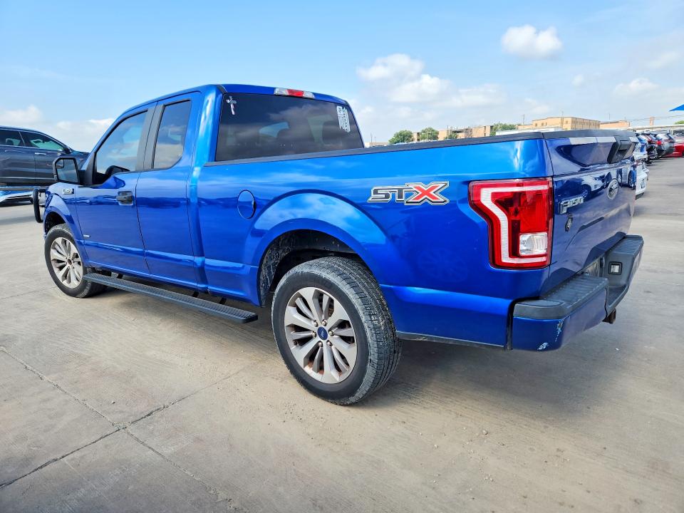 2017 Ford F-150 VIN 1FTEX1CP9HKC53494 COPART salvage auction — HAIL, Tx - Certificate Of Title, sold $7,600 on 2026-07-09 (photo 2)