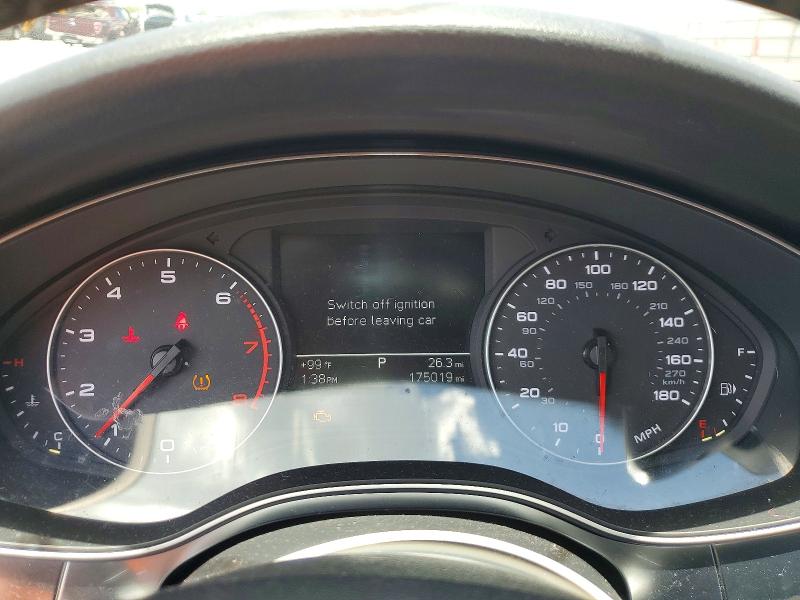 2013 Audi A6 VIN WAUCFAFC6DN119096 COPART salvage auction — SIDE, FL - CERT OF TITLE SLVG REBUILDABLE, sold $925 on 2026-07-27 (photo 9)