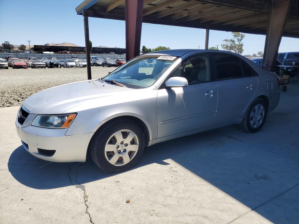 2007 Hyundai Sonata VIN 5NPET46C77H224725 — COPART salvage auction photo