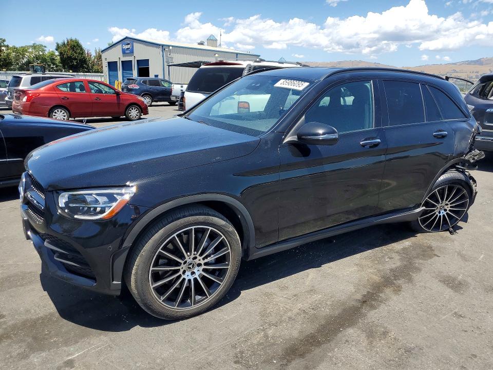 2022 Mercedes-benz Glc VIN W1N0G8EB0NV353801 COPART salvage auction — REAR END, Ca - Salvage Certificate, sold $10,700 on 2026-07-14 (photo 1)