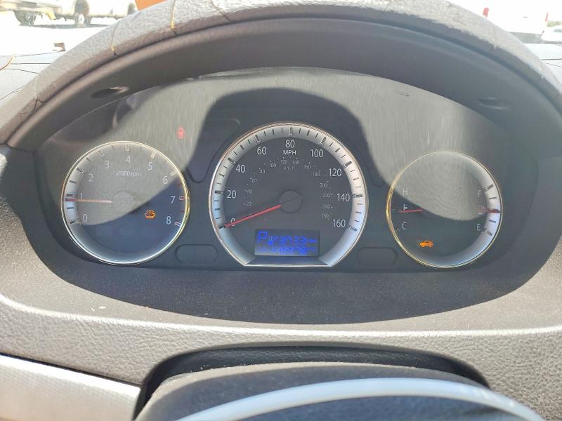 2009 Hyundai Sonata VIN 5NPET46C19H503137 COPART salvage auction — FRONT END, FL - CERT OF TITLE SLVG REBUILDABLE, sold $725 on 2026-07-10 (photo 9)