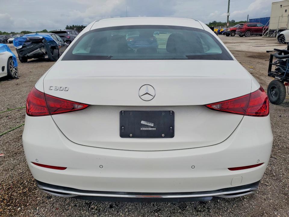 2025 Mercedes-benz C class VIN W1KAF4GB1SR249087 COPART salvage auction — UNDERCARRIAGE, Fl - Certificate Of Destruction, sold $20,800 on 2026-07-13 (photo 6)