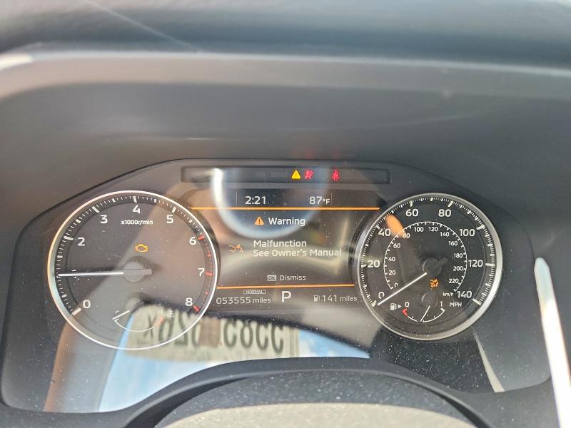 2022 Mitsubishi Outlander VIN JA4J3VA81NZ061349 COPART salvage auction — FRONT END, Oh - Cert Of Title-Salvage, sold $7,500 on 2026-07-06 (photo 9)