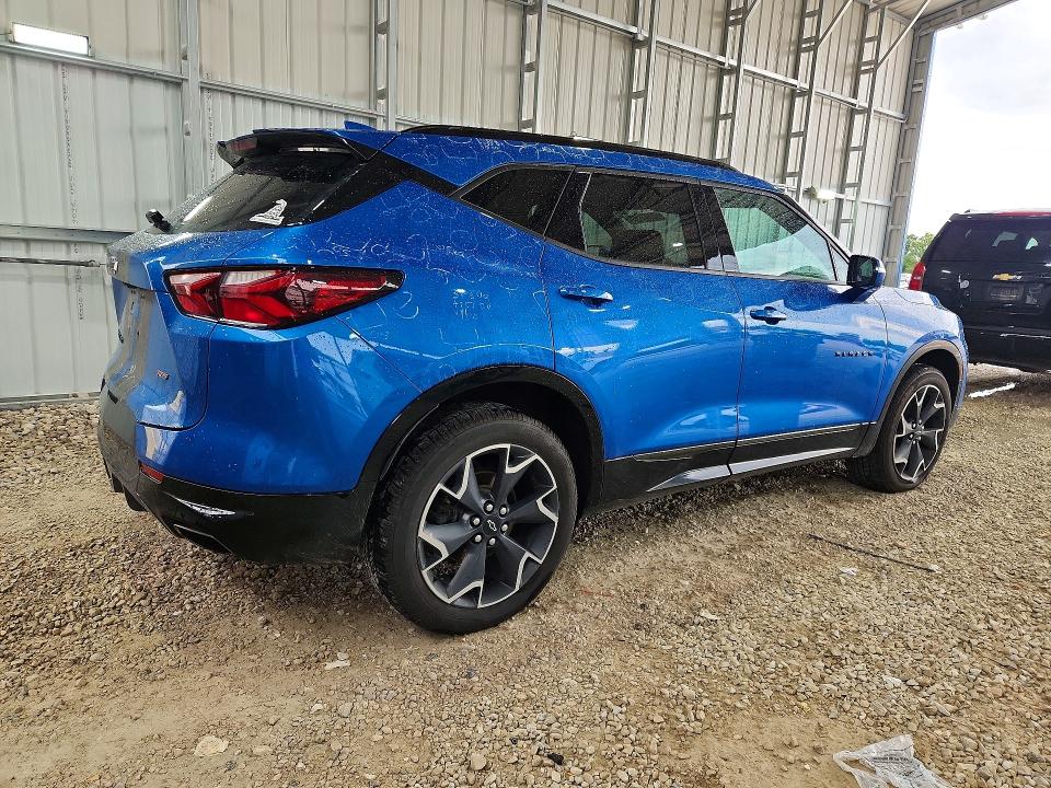 2021 Chevrolet Blazer VIN 3GNKBKRS4MS502924 COPART salvage auction — HAIL, Mo - Certificate Of Title, sold $12,800 on 2026-08-17 (photo 3)