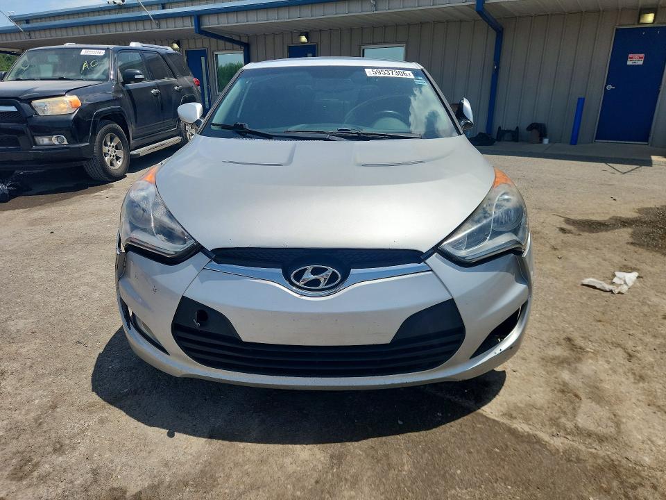 2013 Hyundai Veloster VIN KMHTC6AD2DU166913 COPART salvage auction — FRONT END, MT - CERTIFICATE OF TITLE, sold $250 on 2026-07-28 (photo 5)