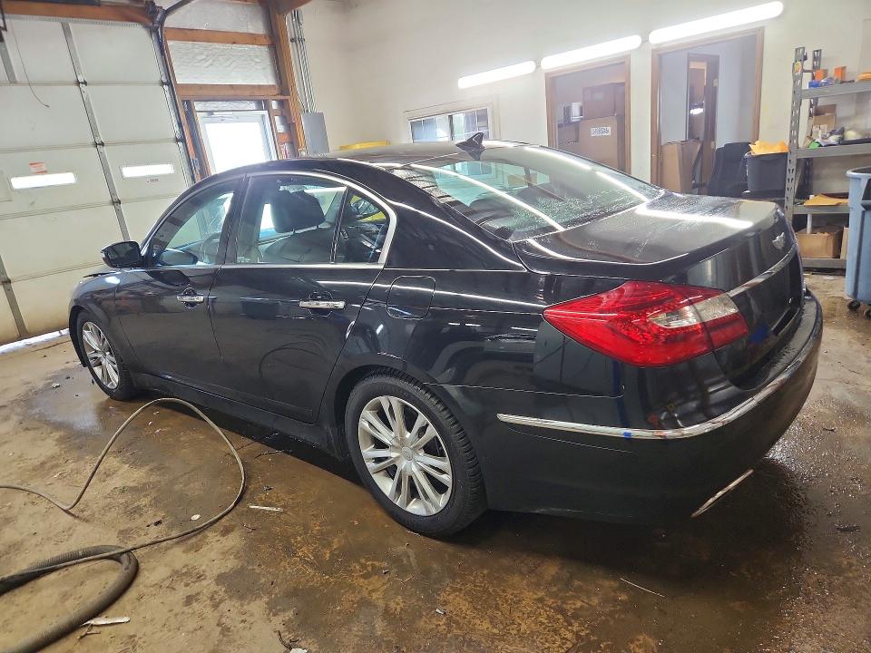 2013 Hyundai Genesis VIN KMHGC4DD5DU256543 COPART salvage auction — FRONT END, Il - Salvage Certificate, sold $1,150 on 2026-07-20 (photo 2)