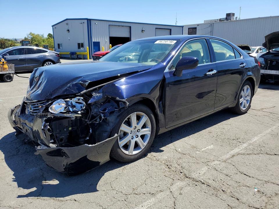 2007 Lexus Es 350 VIN JTHBJ46G472098593 COPART salvage auction — FRONT END, CA - SALVAGE CERTIFICATE, sold $900 on 2026-07-31 (photo 1)