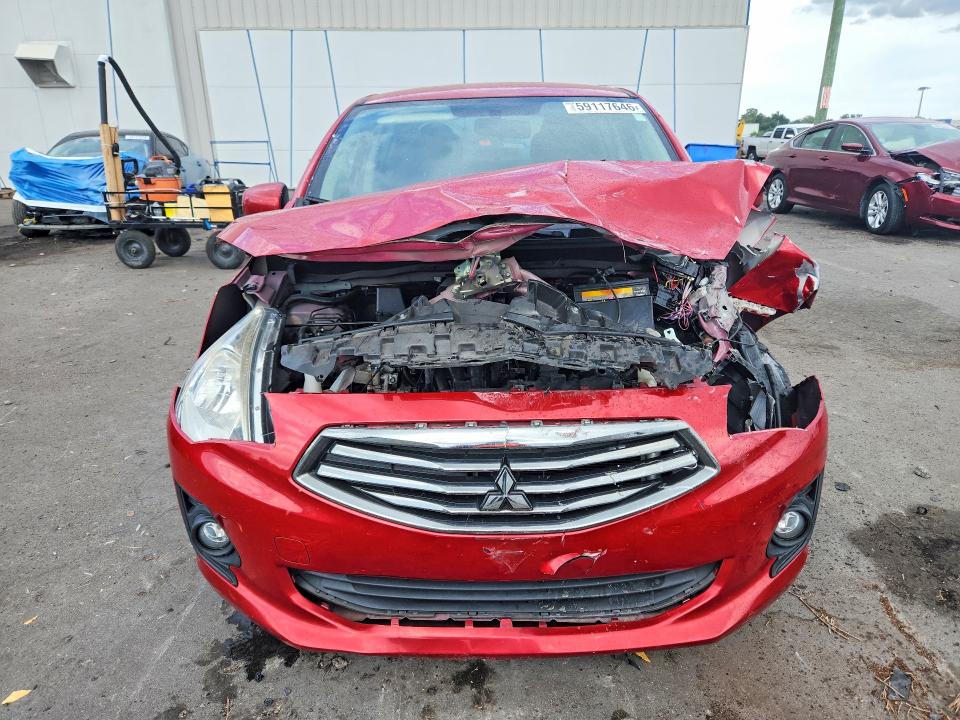 2018 Mitsubishi Mirage VIN ML32F3FJ1JHF06146 COPART salvage auction — FRONT END, FL - CERT OF TITLE SLVG REBUILDABLE, sold $450 on 2026-07-22 (photo 5)