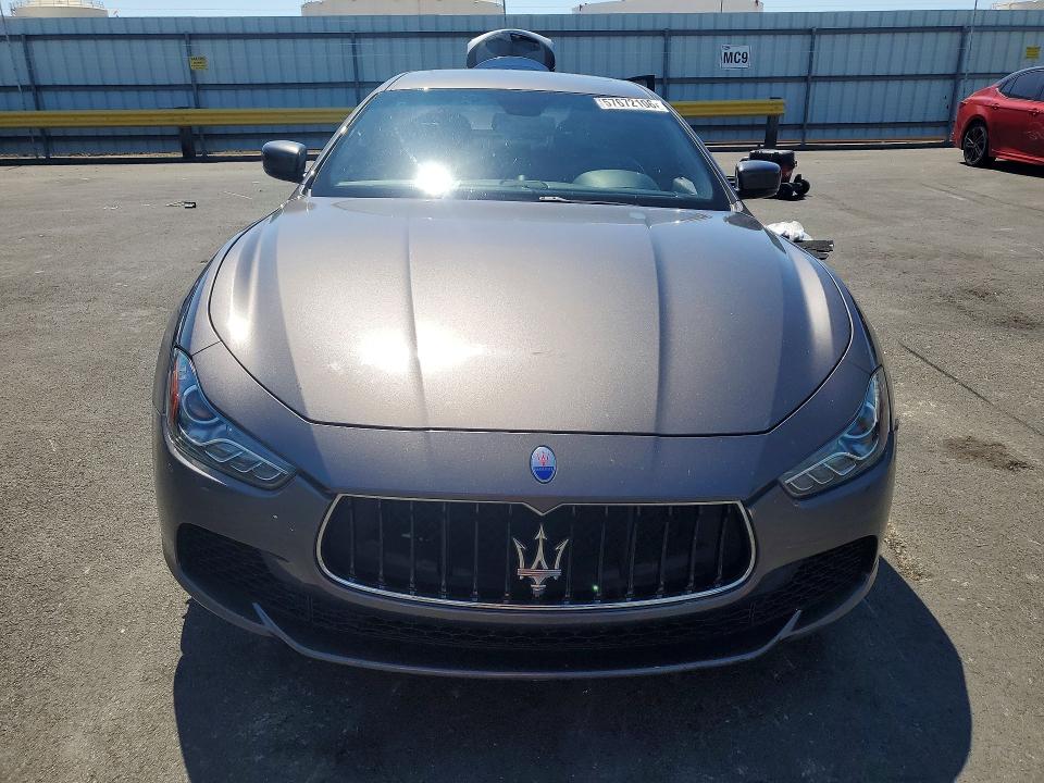 2016 Maserati VIN ZAM57XSA2G1175737 COPART salvage auction — REAR END, Ca - Salvage Certificate, sold $3,100 on 2026-08-17 (photo 5)