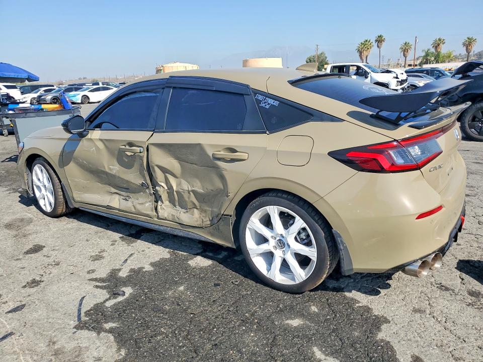 2025 Honda Civic VIN JHMFL4H9XSX002701 COPART salvage auction — SIDE, Ca - Salvage Certificate, sold $5,300 on 2026-07-27 (photo 2)