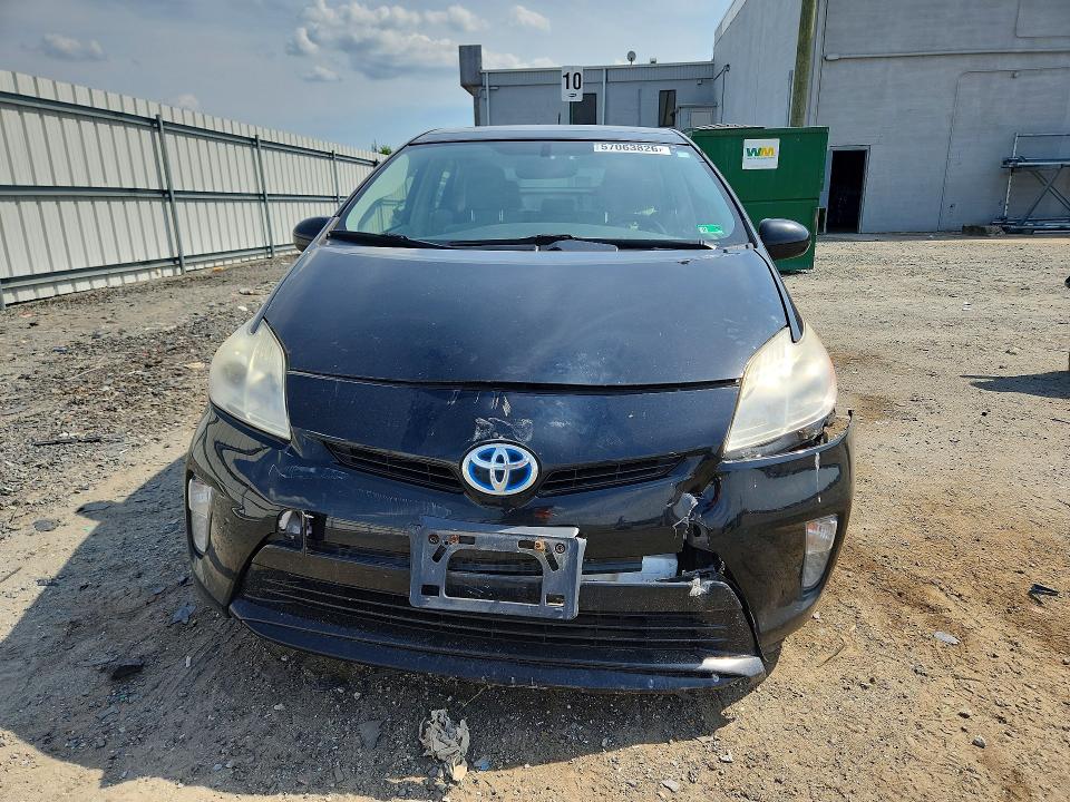 2012 Toyota Prius VIN JTDKN3DU1C5467329 COPART salvage auction — FRONT END, Va - Cert Of Title - Salvage, sold $2,100 on 2026-07-08 (photo 5)