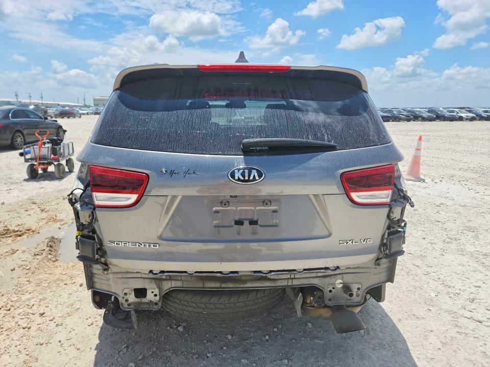 2016 Kia VIN 5XYPK4A5XGG146937 COPART salvage auction — REAR END, Tx - Salvage Vehicle Title, sold $3,800 on 2026-07-02 (photo 6)