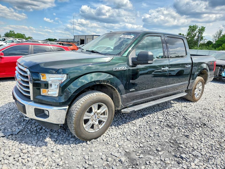 2016 Ford VIN 1FTEW1EG0GFB24986 COPART salvage auction — REAR END, Mi - Certificate Of Title, sold $4,650 on 2026-07-02 (photo 1)