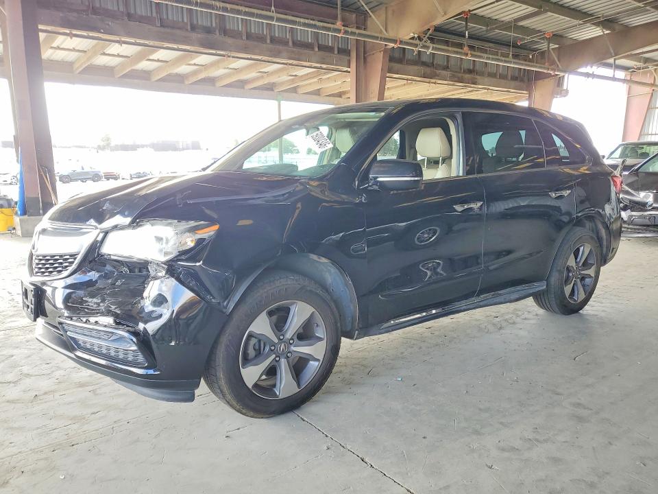 2014 Acura Mdx VIN 5FRYD4H20EB031471 COPART salvage auction — FRONT END, Ca - Salvage Certificate, sold $1,350 on 2026-07-30 (photo 1)