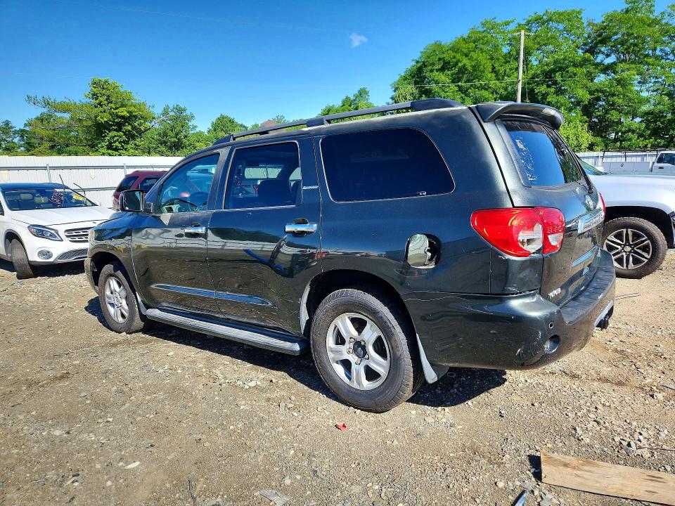 2008 Toyota Sequoia VIN 5TDZY68A88S009795 COPART salvage auction — NORMAL WEAR, Ms - Certificate Of Title, sold $3,500 on 2026-07-06 (photo 2)