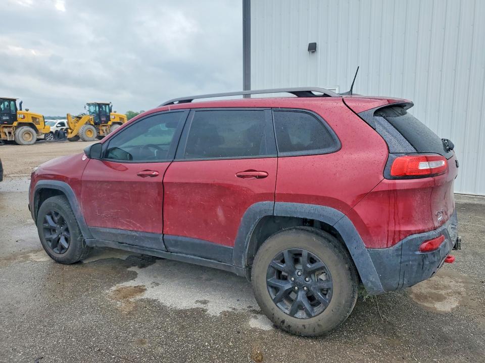 2016 Jeep Cherokee VIN 1C4PJMBB8GW154738 COPART salvage auction — UNDERCARRIAGE, Wv - Salvage Certificate, sold $2,650 on 2026-07-24 (photo 2)