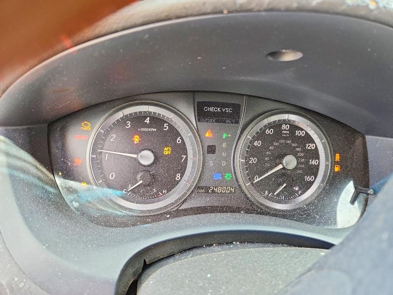 2008 Lexus Es 350 VIN JTHBJ46G782194784 COPART salvage auction — FRONT END, VA - CERT OF TITLE - SALVAGE, sold $275 on 2026-07-14 (photo 9)