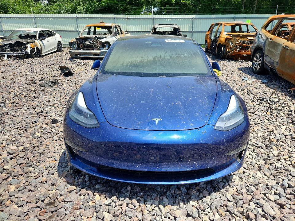 2021 Tesla Model 3 VIN 5YJ3E1EB8MF924482 COPART salvage auction — BURN, IL - JUNKING CERT OF A VEHICLE, sold $1,850 on 2026-07-27 (photo 5)