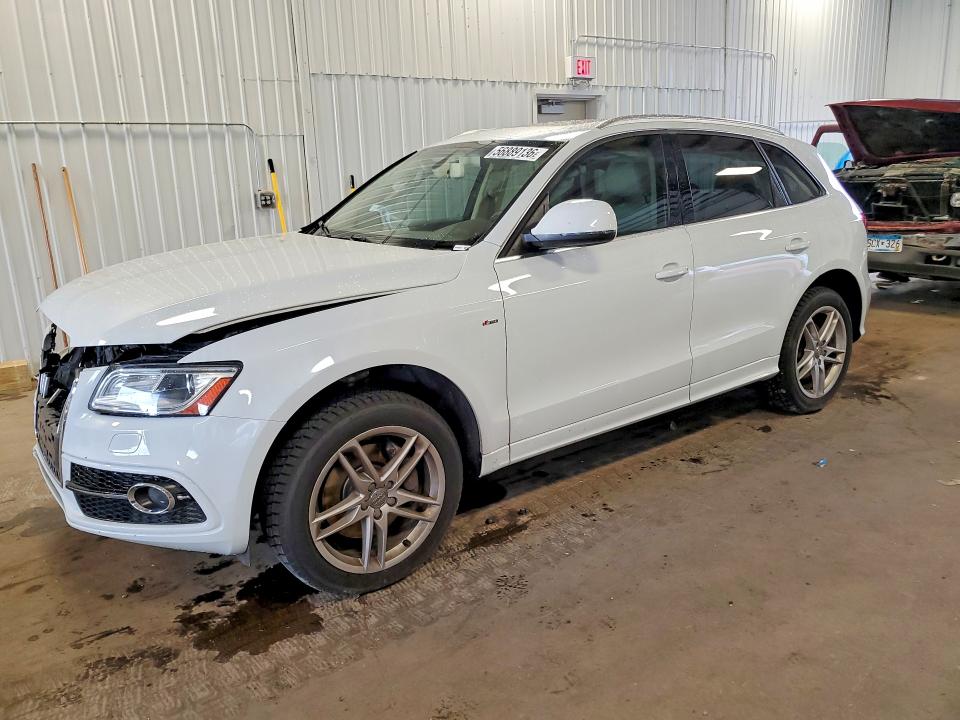 2014 Audi VIN WA1DGAFP0EA097462 COPART salvage auction — FRONT END, Mn - Cert Of Title-Salvage, sold $250 on 2026-07-21 (photo 1)