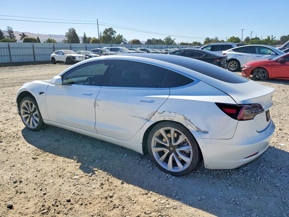 2020 Tesla Model 3 VIN 5YJ3E1EA6LF661575 COPART salvage auction — REAR END, Ca - Salvage Certificate, sold $2,600 on 2026-07-21 (photo 2)
