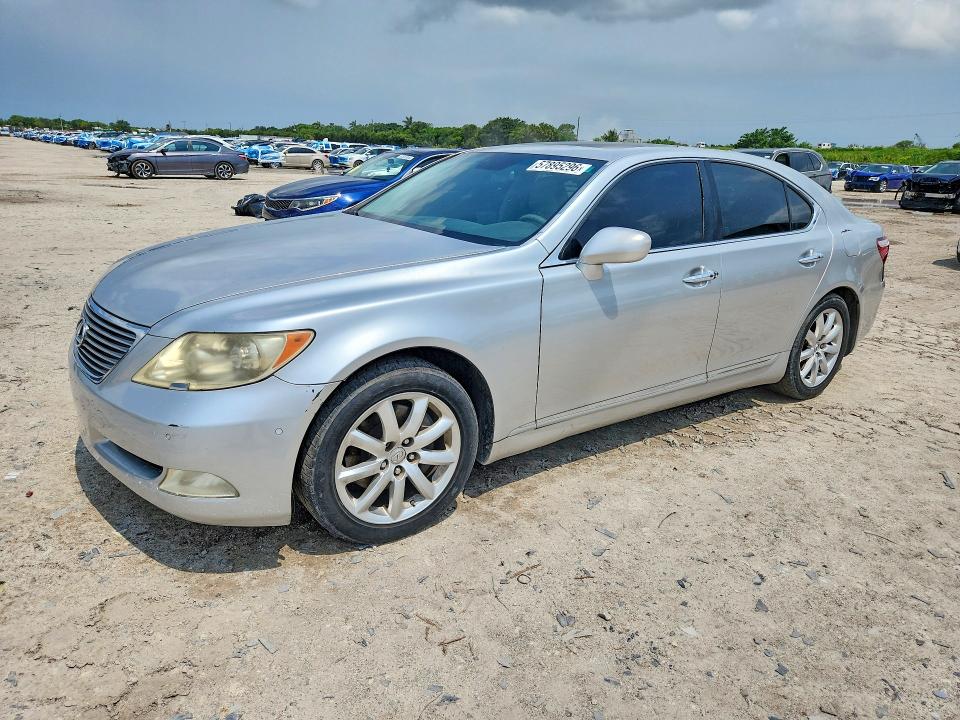 2008 Lexus Ls 460 VIN JTHBL46F485056863 COPART salvage auction — MINOR DENT/SCRATCHES, Fl - Certificate Of Title, sold $925 on 2026-07-11 (photo 1)