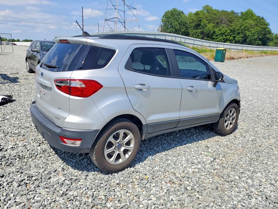 2020 Ford Ecosport VIN MAJ3S2GEXLC368151 COPART salvage auction — FRONT END, Nc - Salvage Certificate Of Title, sold $825 on 2026-07-22 (photo 3)