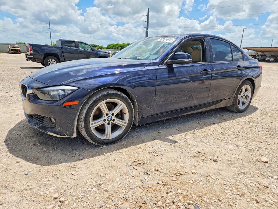 2014 BMW 3er VIN WBA3A5C57EP602260 COPART salvage auction — WATER/FLOOD, Tx - Salvage Title-Flood Damage, sold $1,300 on 2026-07-08 (photo 1)