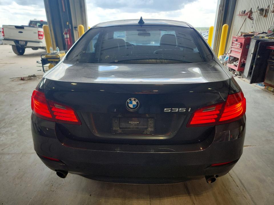 2014 BMW 5er VIN WBA5B1C51ED477661 COPART salvage auction — HAIL, Ne - Cert Of Title-Salvage, sold $1,800 on 2026-07-07 (photo 6)