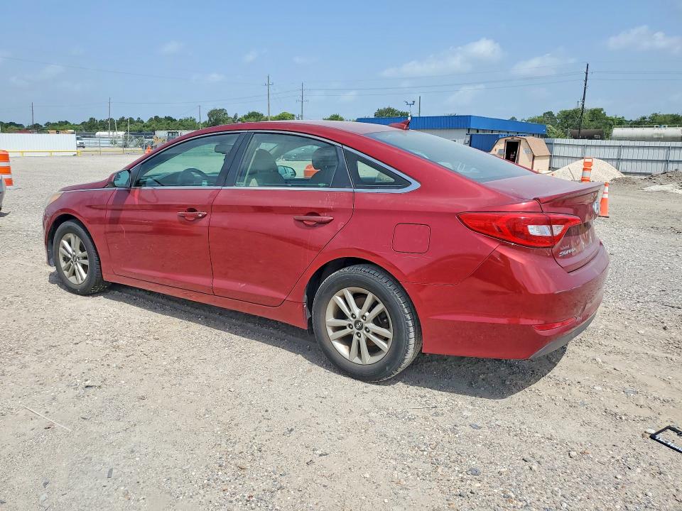 2015 Hyundai Sonata VIN 5NPE24AFXFH007625 COPART salvage auction — MINOR DENT/SCRATCHES, Tx - Salvage Vehicle Title, sold $1,050 on 2026-07-09 (photo 2)