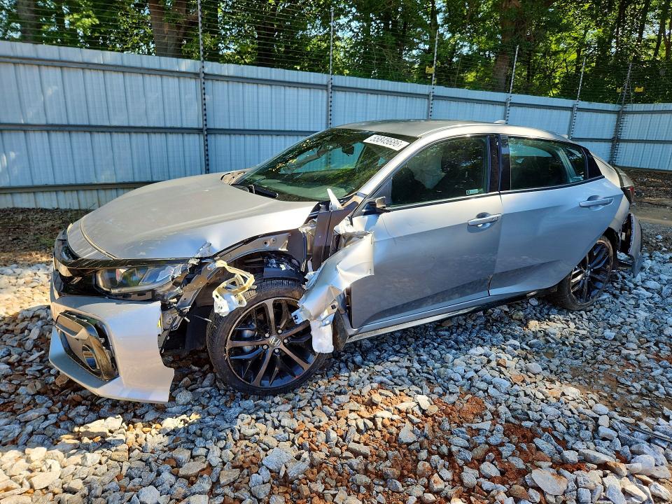 2021 Honda Civic VIN SHHFK7H47MU210993 COPART salvage auction — FRONT END, Ga - Cert Of Title-Salvage, sold $2,350 on 2026-07-21 (photo 1)