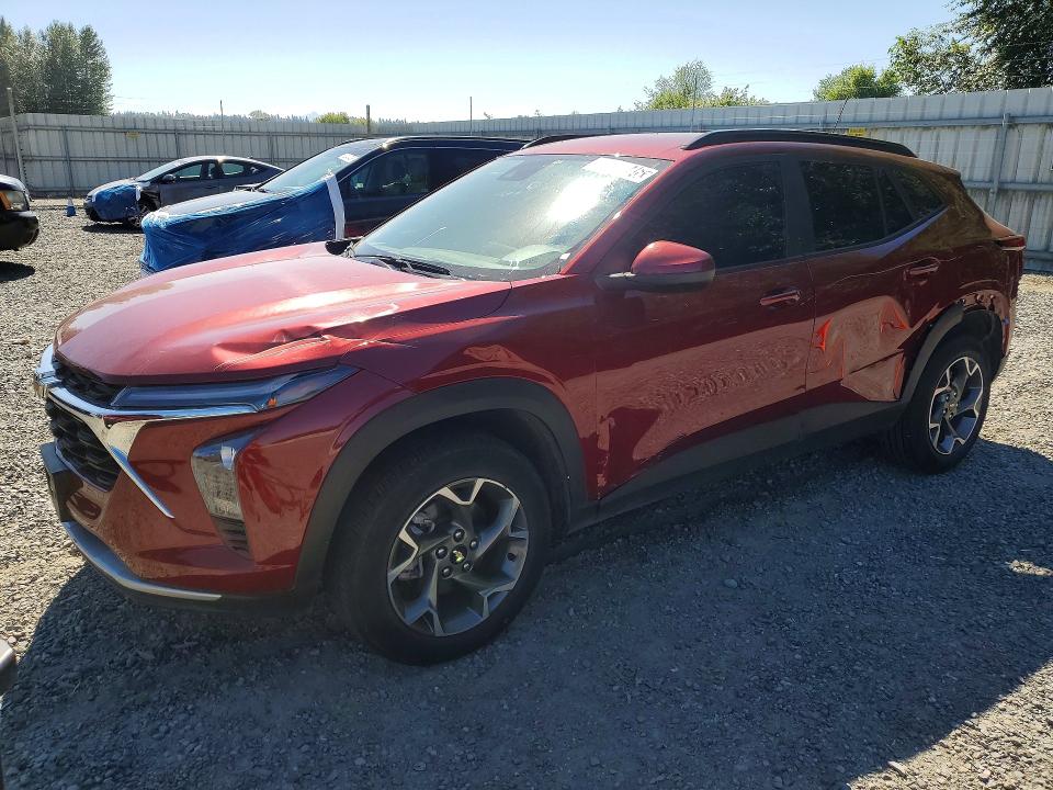 2025 Chevrolet Trax VIN KL77LHEP9SC265153 COPART salvage auction — FRONT END, Ca - Certificate Of Title, sold $11,100 on 2026-07-06 (photo 1)