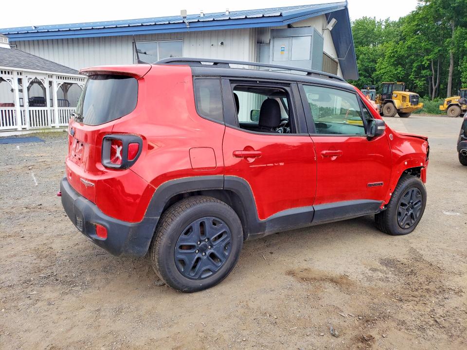 2018 Jeep Renegade VIN ZACCJBCB9JPG72587 COPART salvage auction — FRONT END, Ct - Certificate Of Title, sold $2,950 on 2026-07-31 (photo 3)