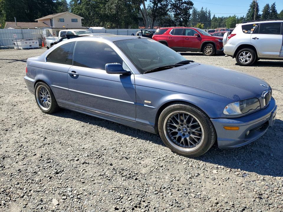 2003 BMW 3 series VIN WBABN73463PJ16216 COPART salvage auction — FRONT END, WA - VEHICLE CERT OF OWNERSHIP-TITL, sold $575 on 2026-08-11 (photo 4)