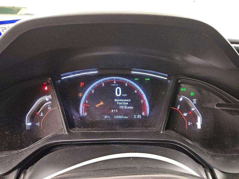 2020 Honda Civic VIN SHHFK7H40LU206539 COPART salvage auction — MECHANICAL, TX - CERTIFICATE OF TITLE, sold $9,200 on 2026-07-28 (photo 9)
