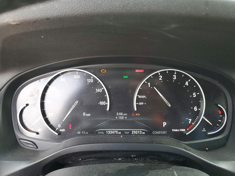 2018 BMW X3 VIN 5UXTR9C51JLD60457 COPART salvage auction — MINOR DENT/SCRATCHES, Tx - Certificate Of Title, sold $5,600 on 2026-07-02 (photo 9)