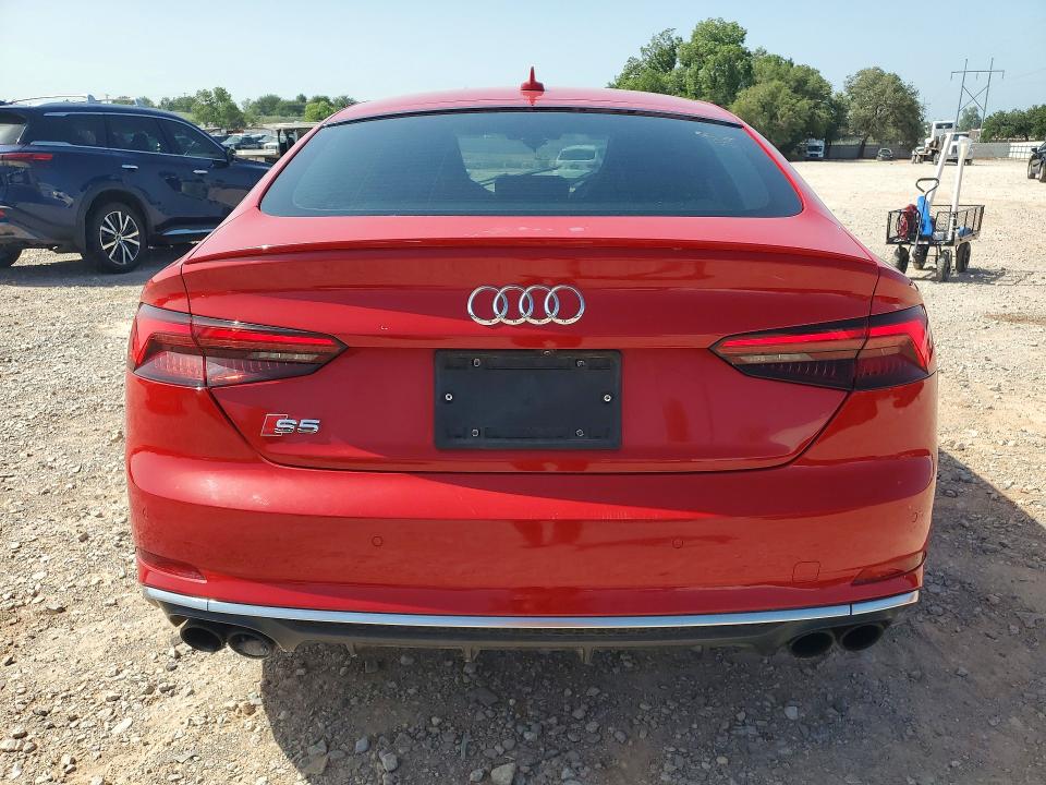 2018 Audi Rs5 VIN WAUC4CF53JA028194 COPART salvage auction — MINOR DENT/SCRATCHES, Ok - Cert Of Title-Repossession (P), sold $11,200 on 2026-07-23 (photo 6)