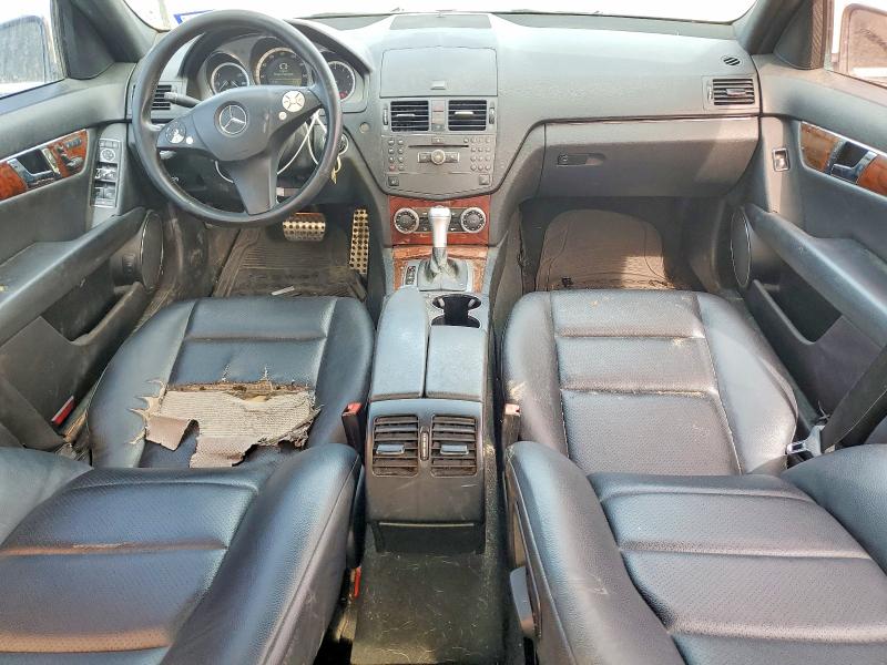 2010 Mercedes-benz C class VIN WDDGF8BB7AR124330 COPART salvage auction — FRONT END, Tx - Salvage Vehicle Title, sold $725 on 2026-07-02 (photo 8)