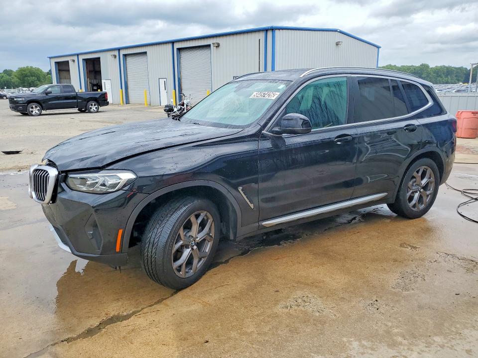 2023 BMW X3 VIN 5UX53DP03P9R45569 COPART salvage auction — FRONT END, AR - CERTIFICATE OF TITLE, sold $50 on 2026-07-23 (photo 1)