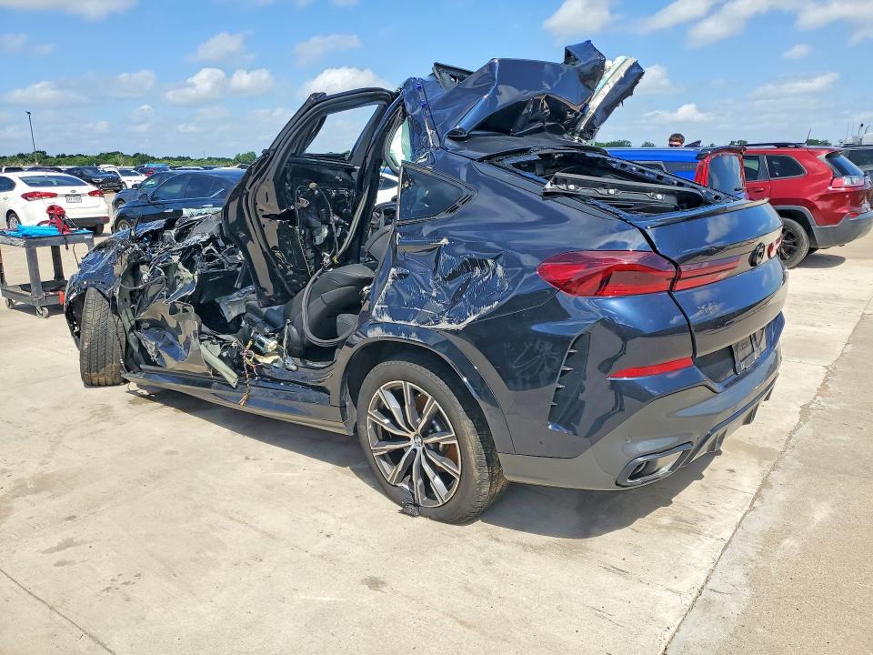2026 BMW X6 VIN 5UX33EX0XT9369633 COPART salvage auction — ALL OVER, Tx - Nonrepairable Title, sold $7,900 on 2026-07-13 (photo 2)