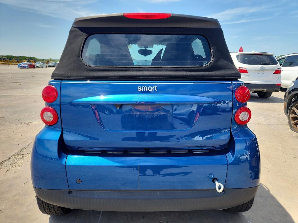 2008 Smart Fortwo VIN WMEEK31X58K125736 COPART salvage auction — FRONT END, Tx - Salvage Vehicle Title, sold $550 on 2026-08-20 (photo 6)