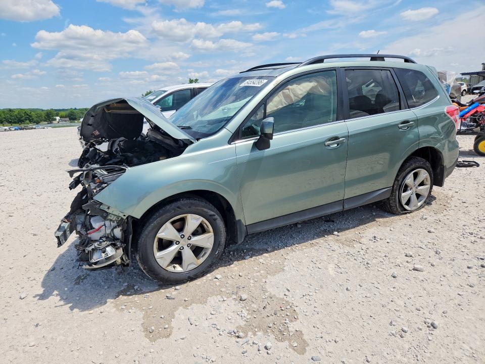 2015 Subaru Forester VIN JF2SJAHC7FH496405 COPART salvage auction — FRONT END, Mi - Cert Of Title-Rebuilt Salvage, sold $200 on 2026-07-16 (photo 1)