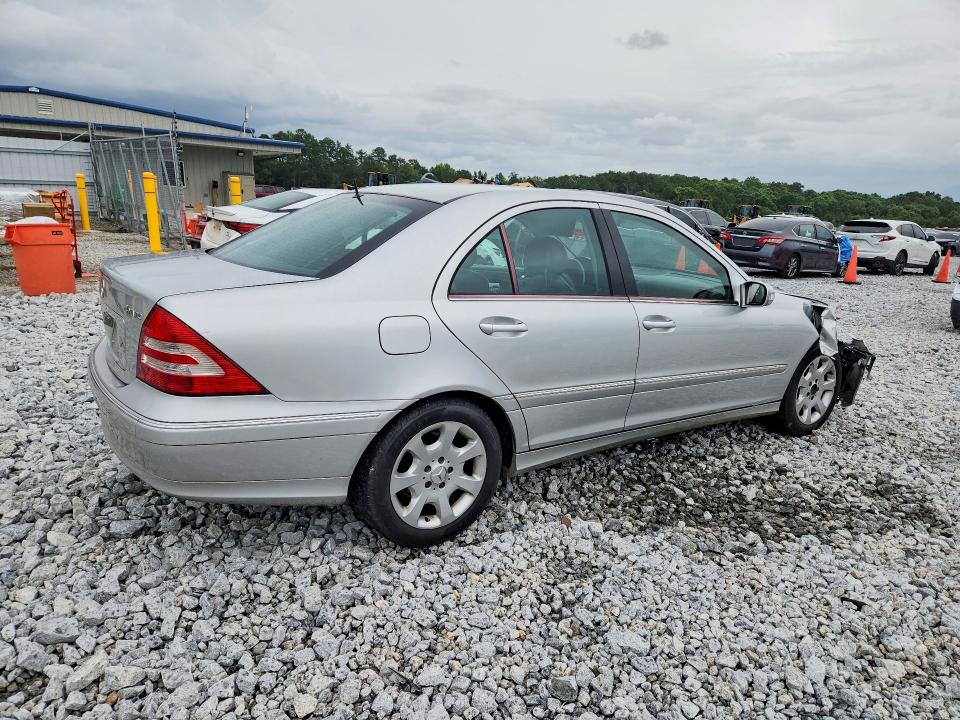 2005 Mercedes-benz C class VIN WDBRF81J45F558691 COPART salvage auction — FRONT END, Ga - Cert Of Title-Salvage, sold $425 on 2026-07-28 (photo 3)