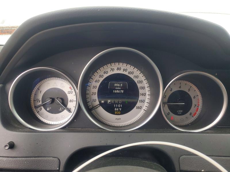 2013 Mercedes-benz C-klasse VIN WDDGF8ABXDR296583 COPART salvage auction — REAR END, Mo - Salvage Certificate Of Title, sold $2,050 on 2026-07-28 (photo 9)