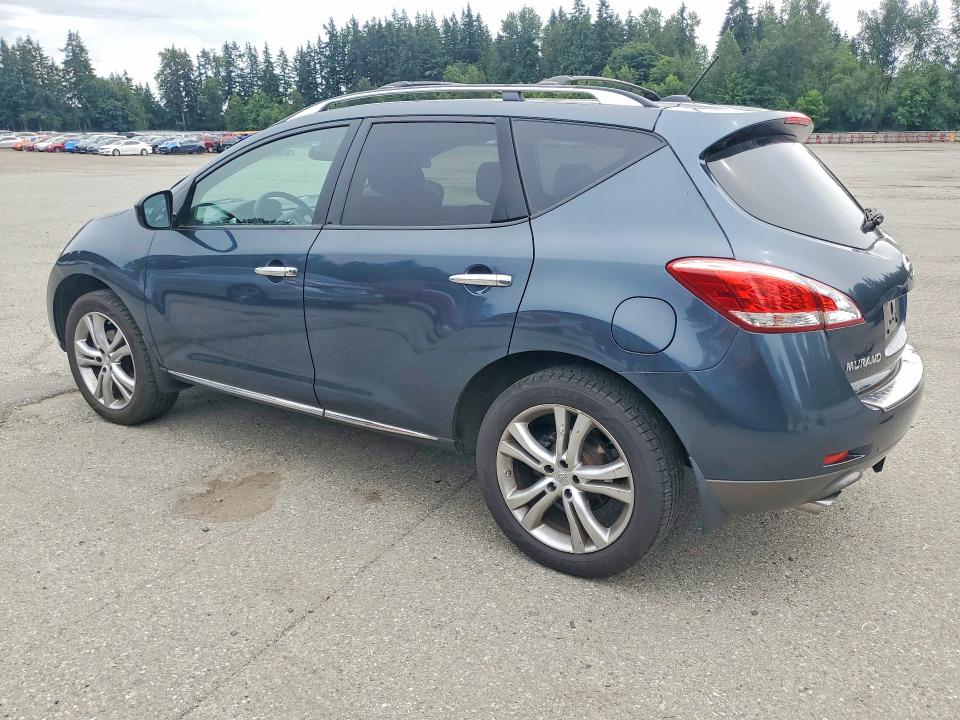 2011 Nissan Murano VIN JN8AZ1MW2BW172033 COPART salvage auction — REAR END, Wa - Bill Of Sale, sold $1,550 on 2026-07-06 (photo 2)