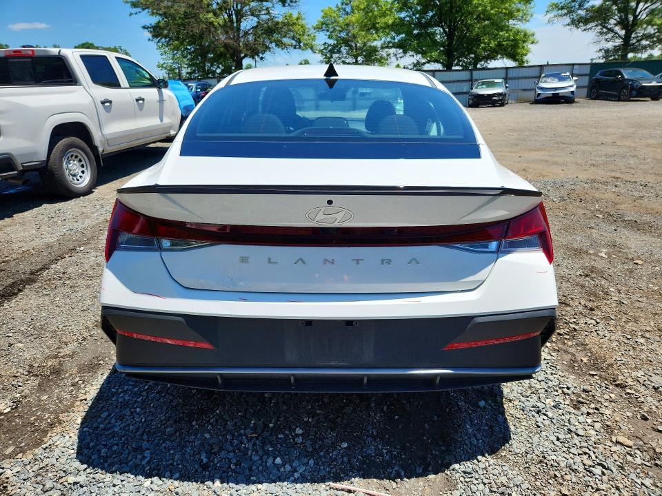 2026 Hyundai Elantra VIN KMHLM4DG4TU119226 COPART salvage auction — FRONT END, NY - CERTIFICATE OF TITLE, sold $10,300 on 2026-07-08 (photo 6)